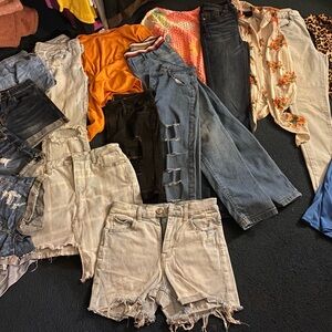 Multiples Women's Denim and Vibrant Tops Collection